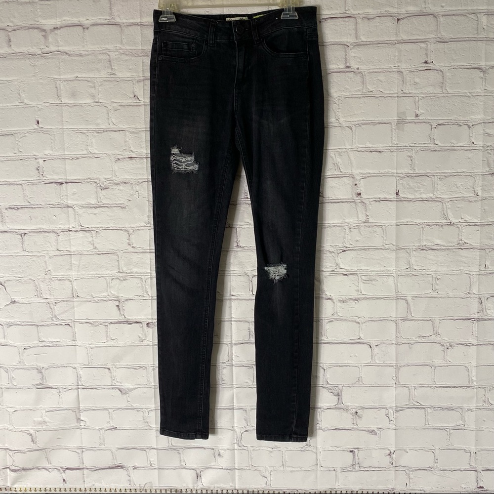 INDIGO REIN SKINNY DISTRESSED LEGS JEANS JUNIOR SIZE 5